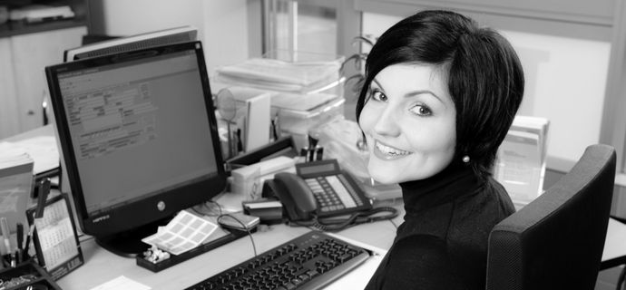 Studienberaterin Marta Danowski Bild vom Arbeitsplatz von Marta Danowski, IQ Technikum Bremen